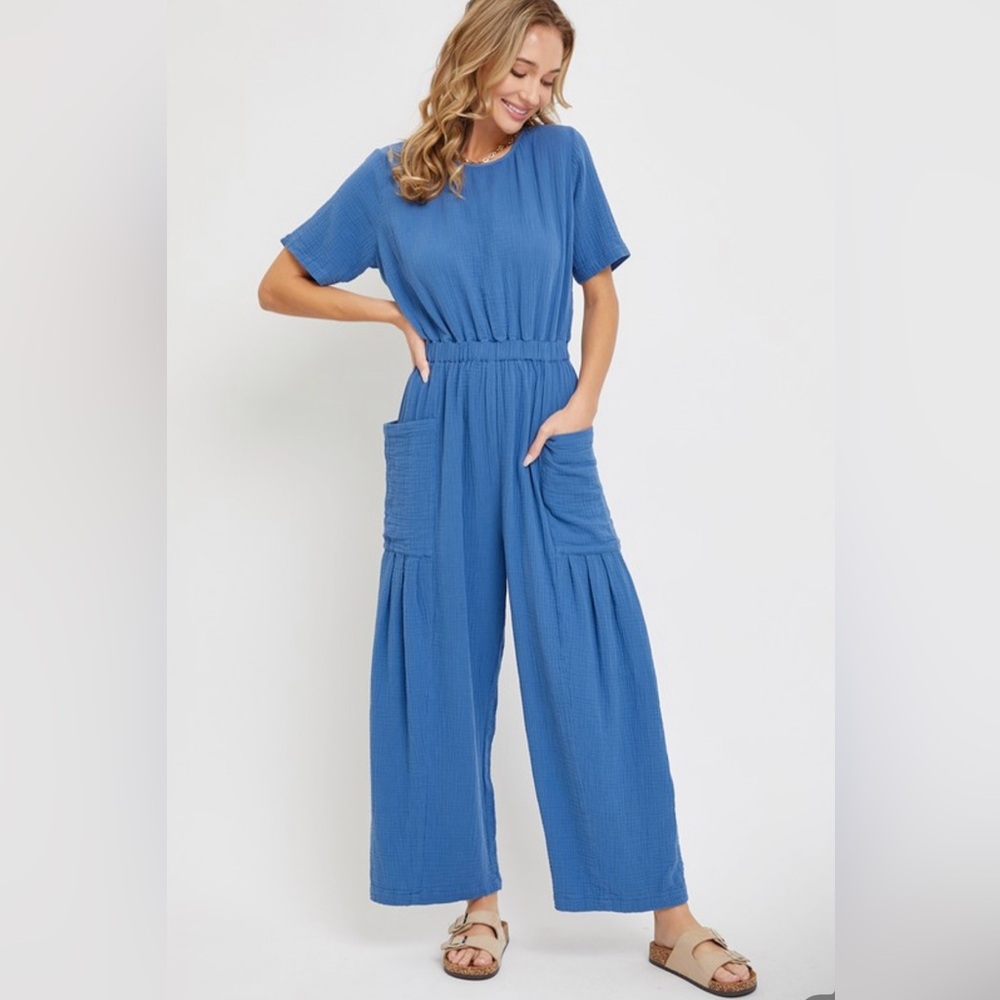 Blue Women's Jumpsuit